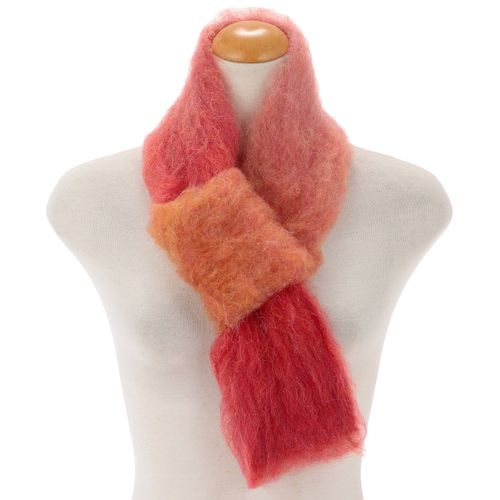 佳雅
ウール混シャギーショートマフラー