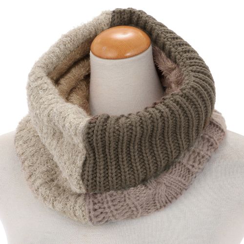 ファーストライン
裏ボアパッチワークネックウォーマー