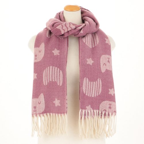 堀商
ジャガード大判ストール ポップ猫