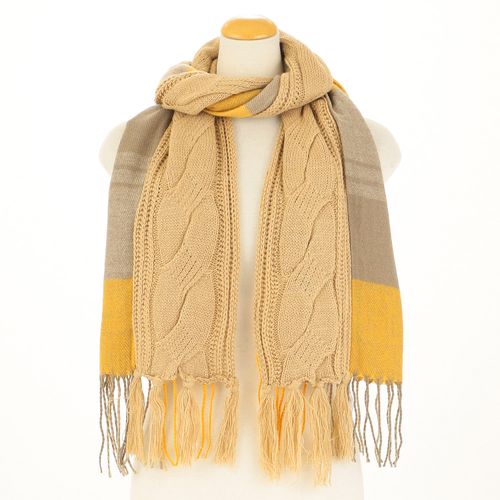 堀商
ケーブルニットストール チェック