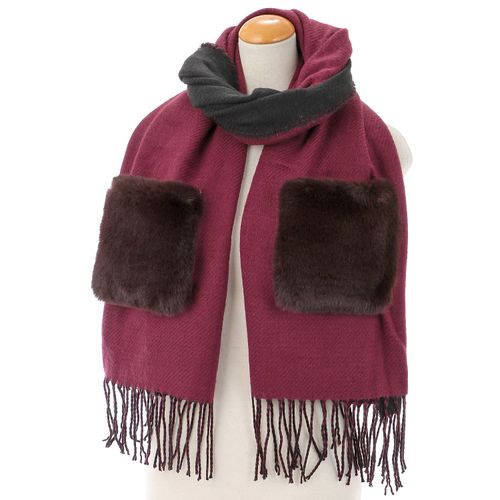 クレール
ポケット付ストール 無地