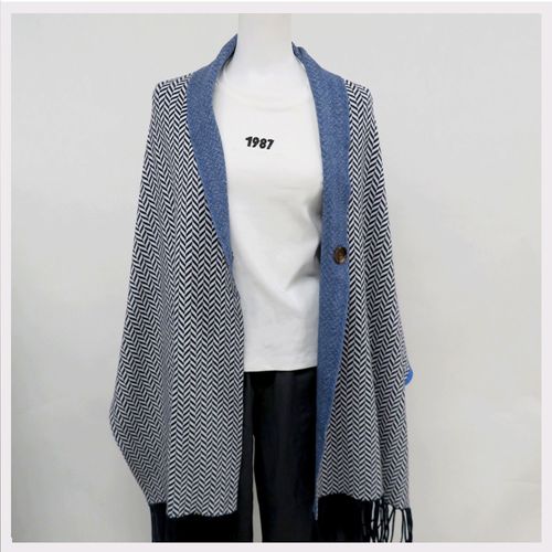 ｃｒｏｉｓ
ヘリンボーン ケープカーディガン