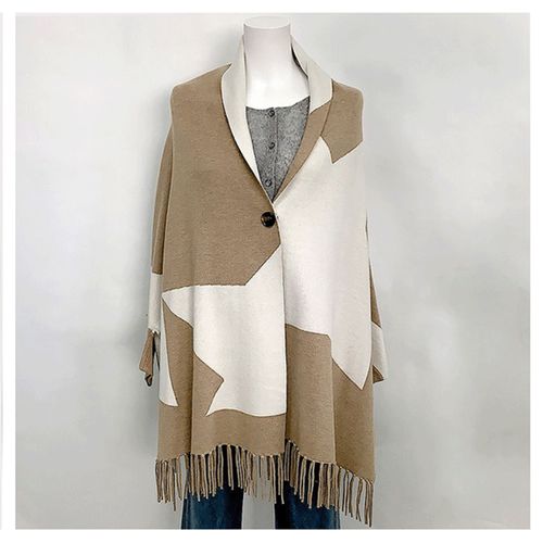 ｃｒｏｉｓ
幾何大柄 ケープカーディガン