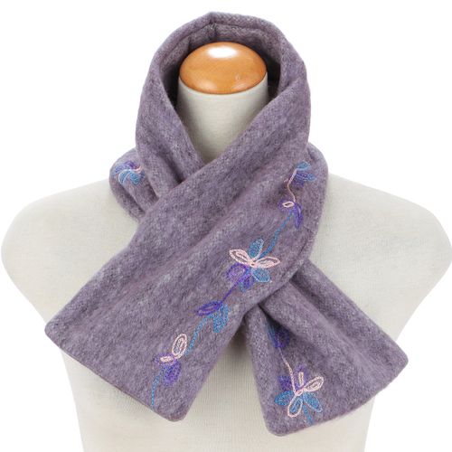 インディラ
インド製 刺繍差込みマフラー フラワー