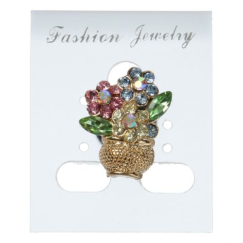 伸美
フラワーバスケットタックピン