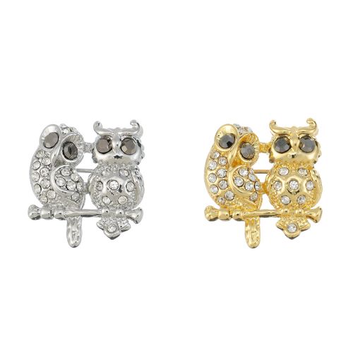 伸美
ふくろう ミニブローチ