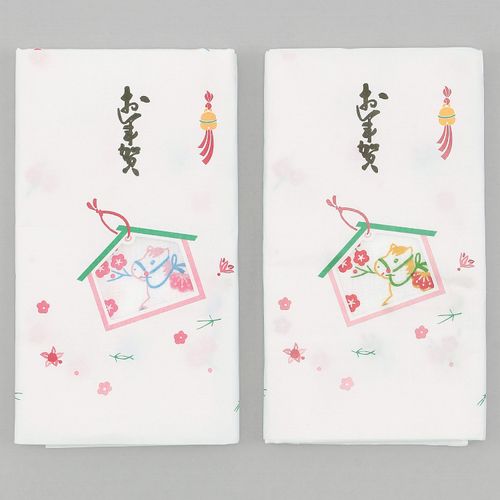 無文館
干支ガーゼ手拭 午