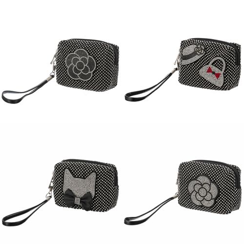 ＲＥＮ
ラインストーン付きポーチ