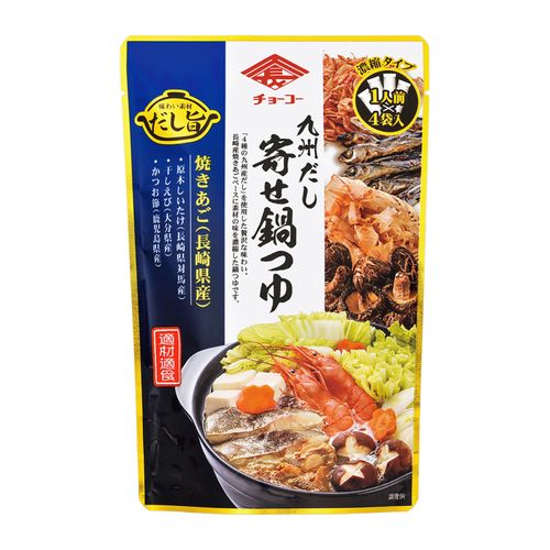 4974507739298



ﾁｮｰｺｰ



トライ・インターナショナル
チョーコー醤油 九州だしよせ鍋つゆ（濃縮タイプ）4袋入