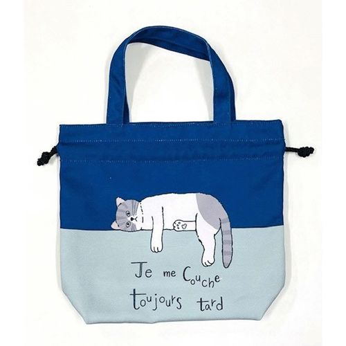 4526741390157



39015



プリンスコレクション
タルティーヌ 巾着トートバッグ 1匹ねこ（ブルー）