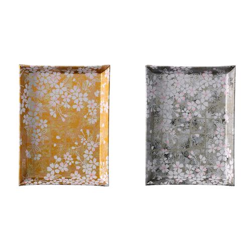 長谷川松寿堂
京友禅紙 吉野さくらトレー