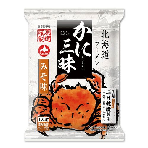 4976651085221







ＦＵＪＩ
蟹三昧ラーメン 味噌 一人前