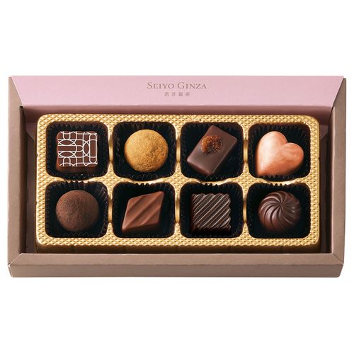 4937821104760



芥川製菓
西洋銀座 ショコラアソ－ト8粒