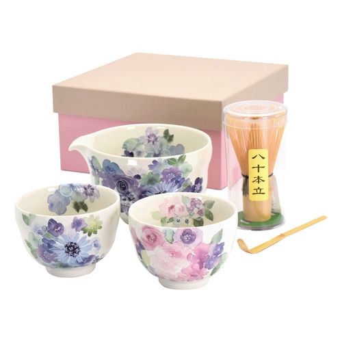 20679



セラミック藍
片口抹茶セット 花工房