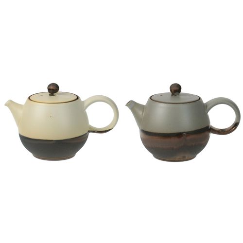 4539124575966







石丸陶芸
窯変掛分（ようへんかけわけ）ポット網付