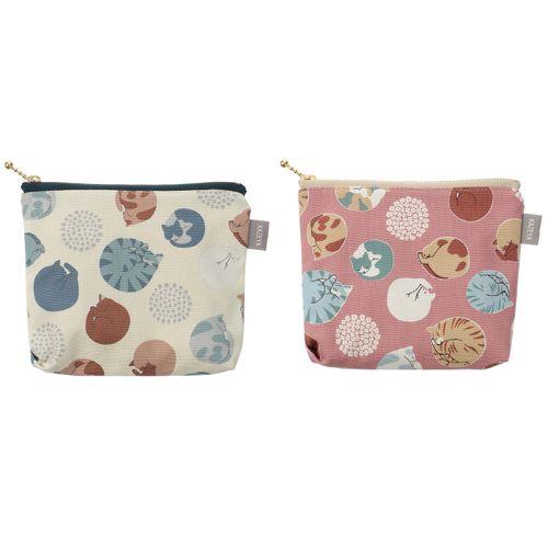 風舎
ぐるぐる猫 ファスナーポーチ