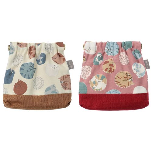 風舎
ぐるぐる猫バネポーチ