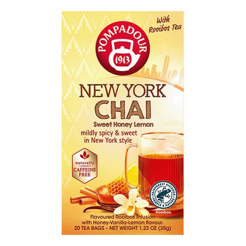 4975723040090



71312



日本緑茶センター
ポンパドール ニューヨークチャイ・ルイボスティー20P