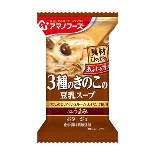 4971334209819







アサヒグループ食品
アマノフーズ Theうまみ 3種のきのこの豆乳スープ