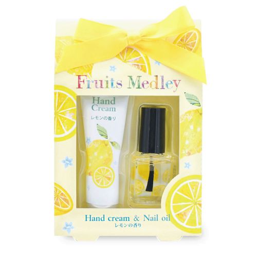 4975541615180



61518



チャーリー
フルーツメドレー ハンドクリーム＆ネイルオイルセット レモンの香り