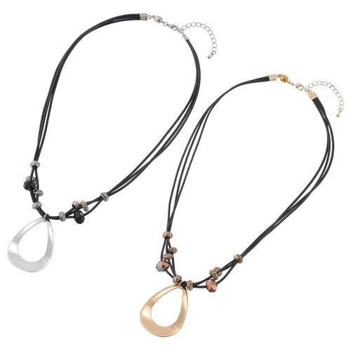 ジェノバ
メタルドロップ紐ネックレス