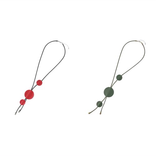 ジェノバ
丸モチーフ合皮ネックレス