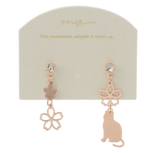 ピーズ
桜猫ピアス