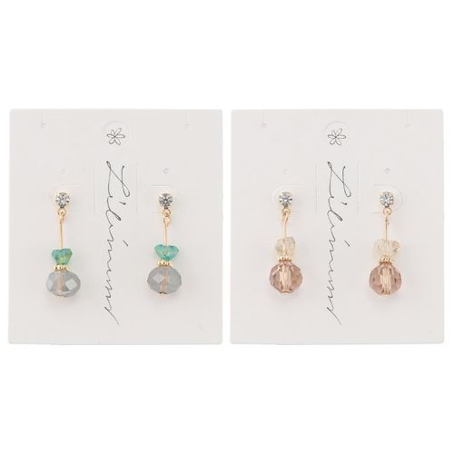 リリマム
カットビーズピアス