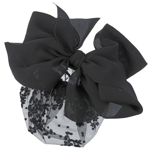 ピーズ
花ネット付きリボンバレッタ