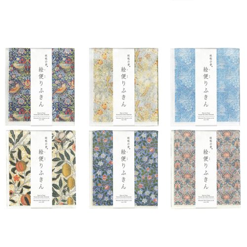丸山繊維産業
絵便りふきん ウィリアム・モリス図案