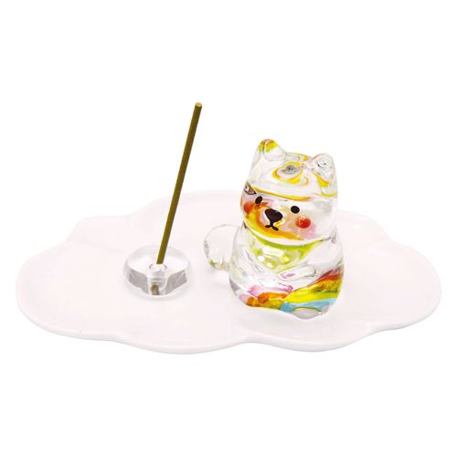 38-175A/ｲﾇ



リュウコドウ
虹の雫と雲の香立セット 犬