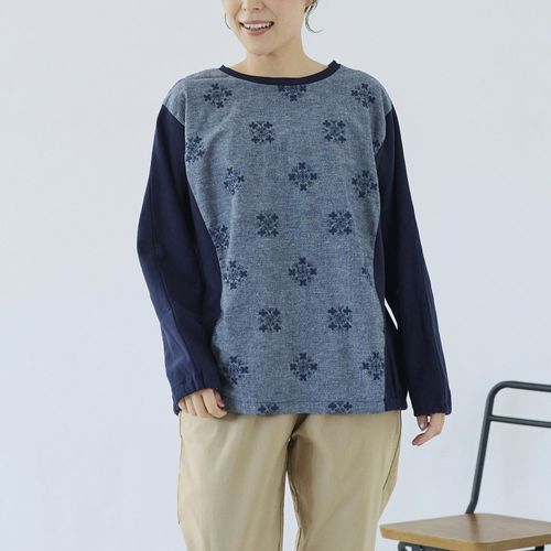 ノンノ
cloudnine ノンノ 刺繍入りドルマンスリーブカットソー