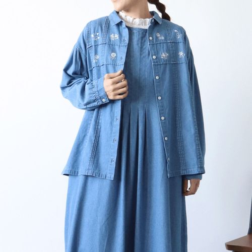 ノンノ
cloudnine ノンノ 布帛デニム刺繍ブラウス