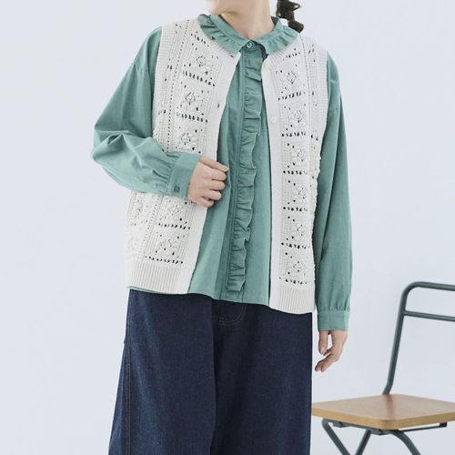 ノンノ
cloudnine ノンノ コットンリリヤーンニットベスト