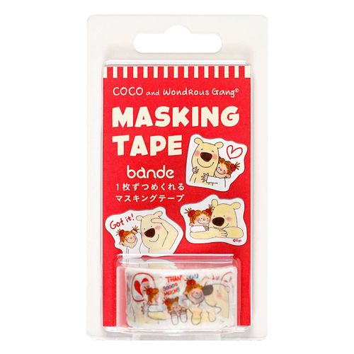 4515968538985



RYZ-1160



グリーティングライフ
ココちゃん bande ダイカットマスキングテープ 20mm幅 ココちゃん＆ポール