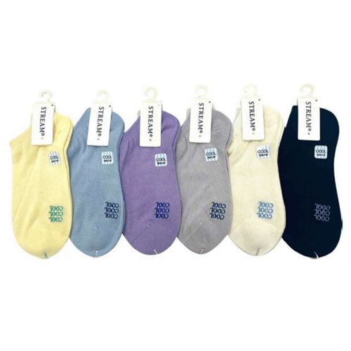 アシスト
STREAM 接触冷感 ロゴ刺繍 スニーカー丈 靴下