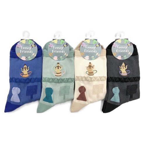 アシスト
STREAM Funny Friends フラフープハニワ 刺しゅう クルー丈 靴下