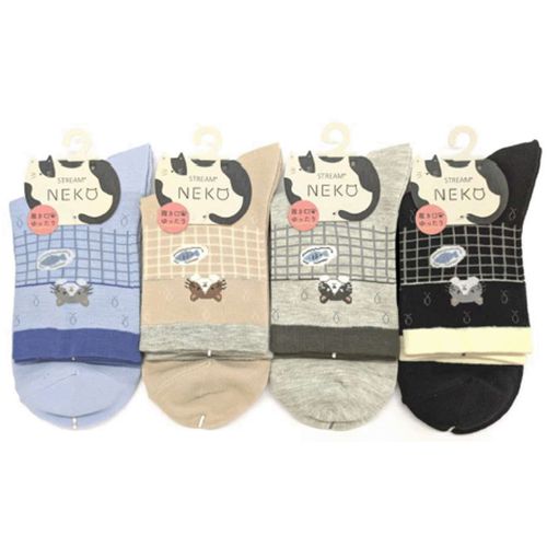アシスト
STREAM ねことお魚 ロークルー 靴下