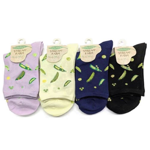 アシスト
STREAM スナップエンドウ 部分刺しゅう クルー丈 靴下