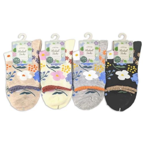 アシスト
STREAM ハーバルソックス たくさんのお花 ロークルー 靴下
