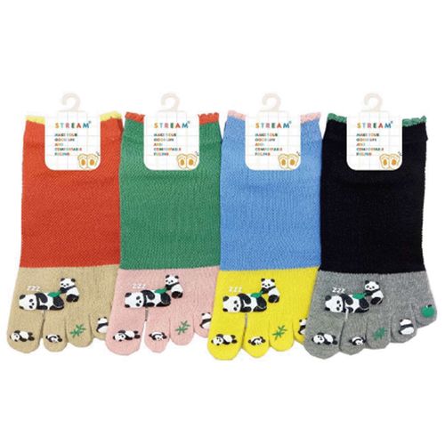 アシスト
STREAM 5本指 眠たいパンダ スニーカー丈 靴下