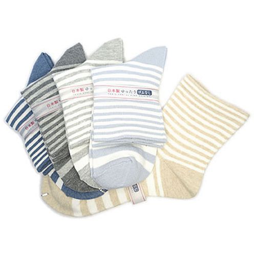 キングオリジナル
クルーソックス ボーダーピッチ切替