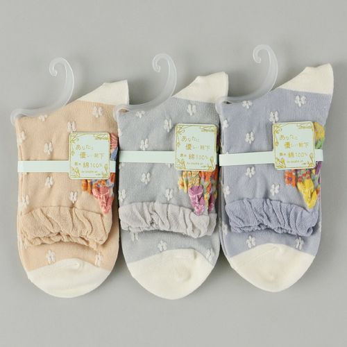 ウィックス
あなたに優しい ロークルー表綿100％ バック花柄