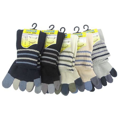 キングオリジナル
クルー丈 5本指 外反母趾対策 アメリブライン入り＆指先マルチ