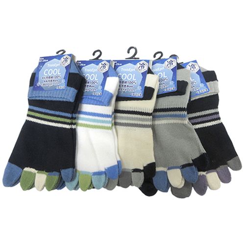 キングオリジナル
5本指 冷感 ボーダー