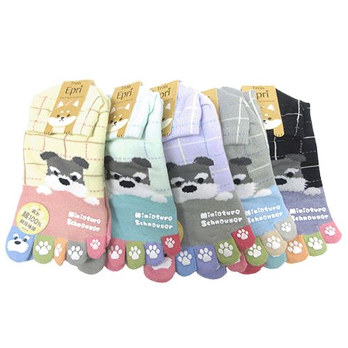 キングオリジナル
5本指 ミニチュアシュナウザー 指先プリント入り