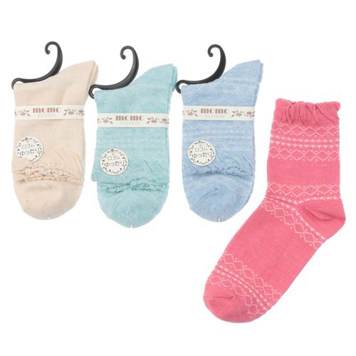 モモステーション
クルー 幾何学柄 靴下