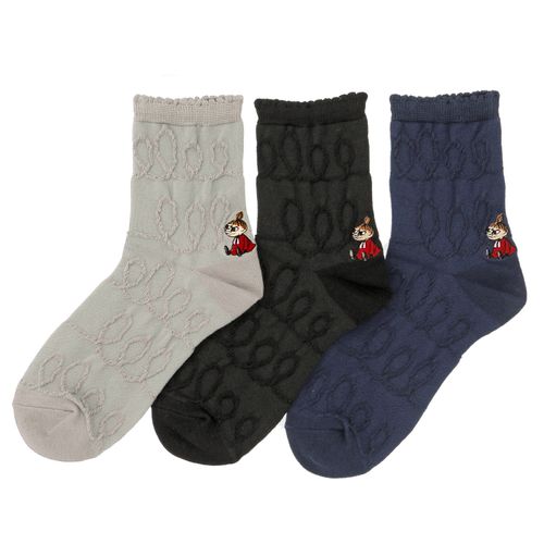 4905114559313







ウィックス
MOOMIN ロークルーソックス 逆スパ クルクルミイ刺繍