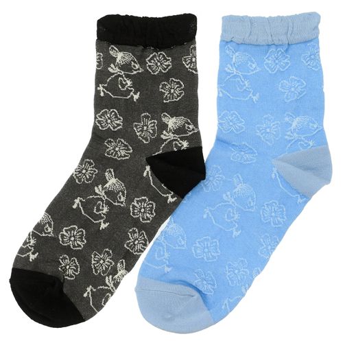 4905114562153







ウィックス
MOOMIN ロークルーソックス ミイとお花柄 逆スパ