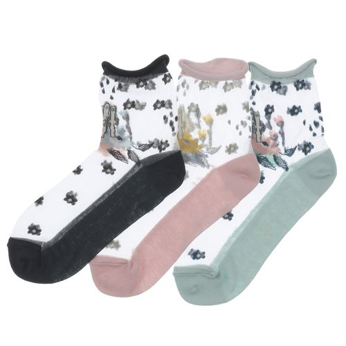 4905114958383







ウィックス
MOOMIN ロークルーソックス シースルー ニョロニョロと花